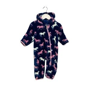 ⭐️ 5/$30 Hatley Kids Fleece One Piece size 3-6 Months